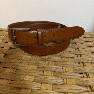Joseph Abboud Brown Genuine Leather Belt 40/100 Made in Italy